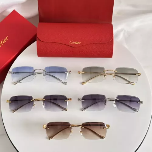 Replica Cartier AAA Quality Sunglassess #1333152 $60.00 USD for Wholesale