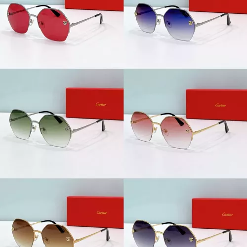 Replica Cartier AAA Quality Sunglassess #1333178 $48.00 USD for Wholesale