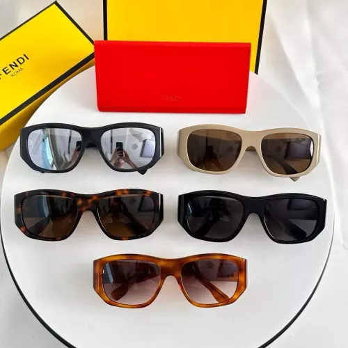 Replica Fendi AAA Quality Sunglasses #1333313 $60.00 USD for Wholesale