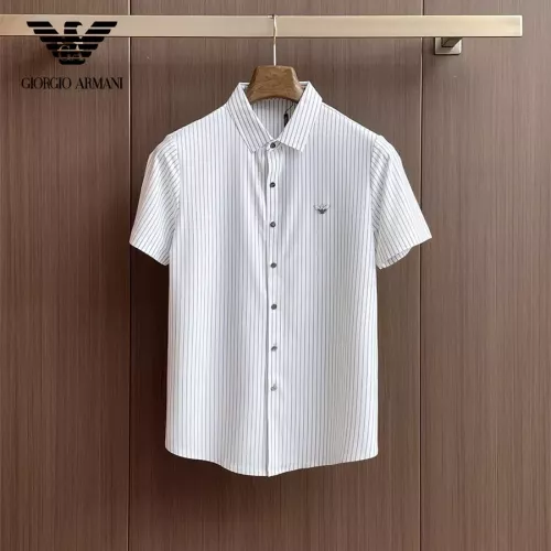 Cheap Armani Shirts Short Sleeved For Men #1333424, $$52.00 USD On Armani Shirts