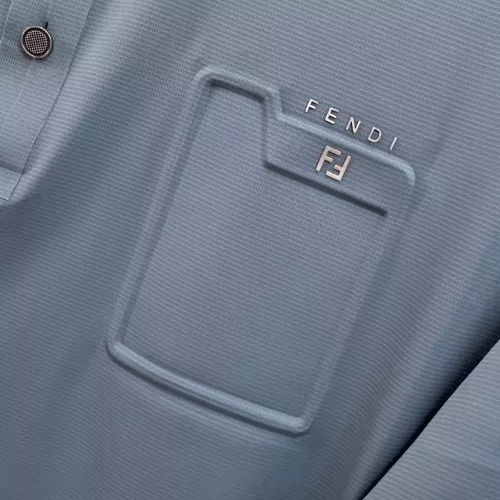 Replica Fendi T-Shirts Short Sleeved For Men #1333460 $48.00 USD for Wholesale