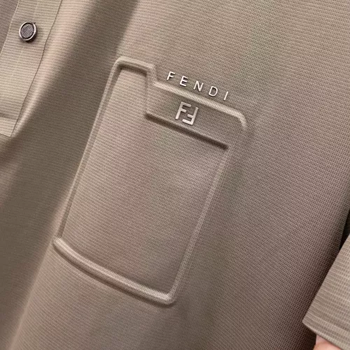 Replica Fendi T-Shirts Short Sleeved For Men #1333461 $48.00 USD for Wholesale