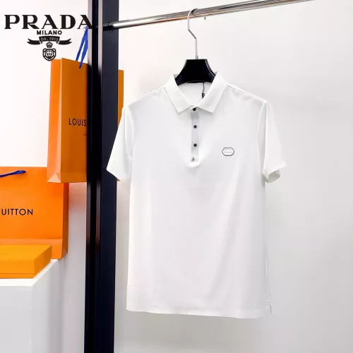 Cheap Prada T-Shirts Short Sleeved For Men #1333473, $$48.00 USD On Prada T-Shirts
