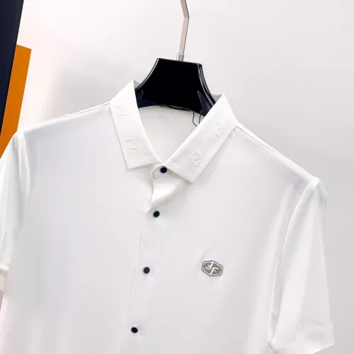 Replica Fendi Shirts Short Sleeved For Men #1333496 $52.00 USD for Wholesale