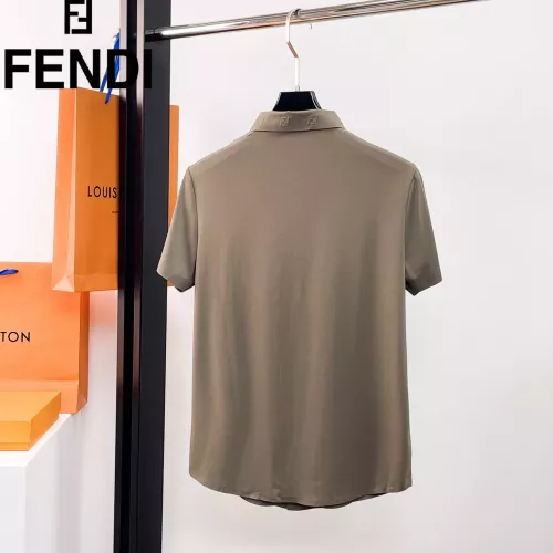 Replica Fendi Shirts Short Sleeved For Men #1333497 $52.00 USD for Wholesale
