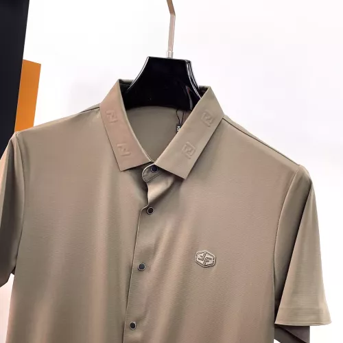 Replica Fendi Shirts Short Sleeved For Men #1333497 $52.00 USD for Wholesale
