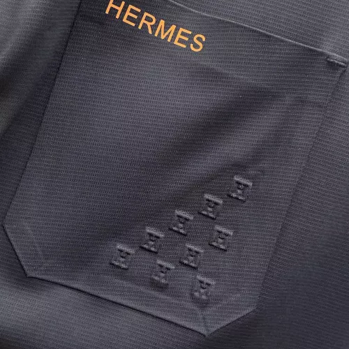 Replica Hermes Shirts Short Sleeved For Men #1333503 $52.00 USD for Wholesale