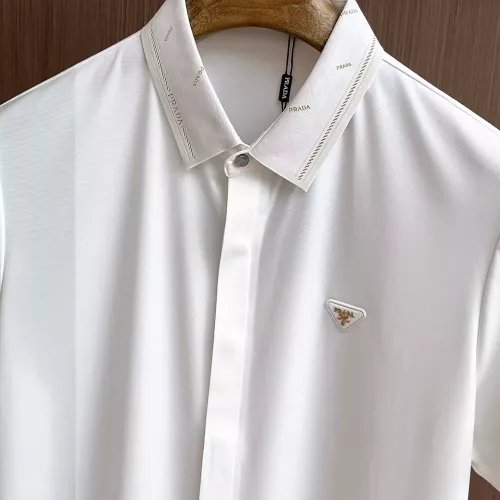 Replica Prada Shirts Short Sleeved For Men #1333526 $52.00 USD for Wholesale