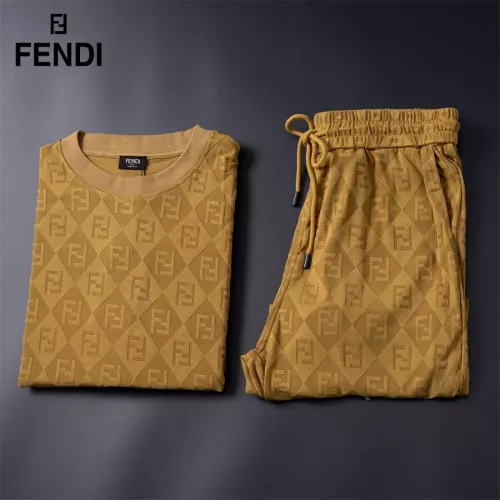 Replica Fendi Tracksuits Short Sleeved For Unisex #1333533 $64.00 USD for Wholesale