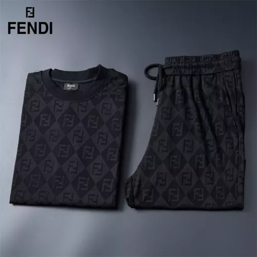 Replica Fendi Tracksuits Short Sleeved For Unisex #1333534 $64.00 USD for Wholesale