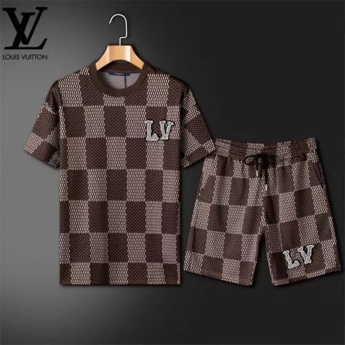 Cheap Louis Vuitton LV Tracksuits Short Sleeved For Unisex #1333546, $$64.00 USD On Louis Vuitton LV Tracksuits