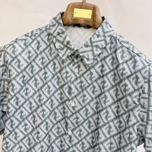 Replica Fendi Tracksuits Short Sleeved For Men #1333561 $64.00 USD for Wholesale