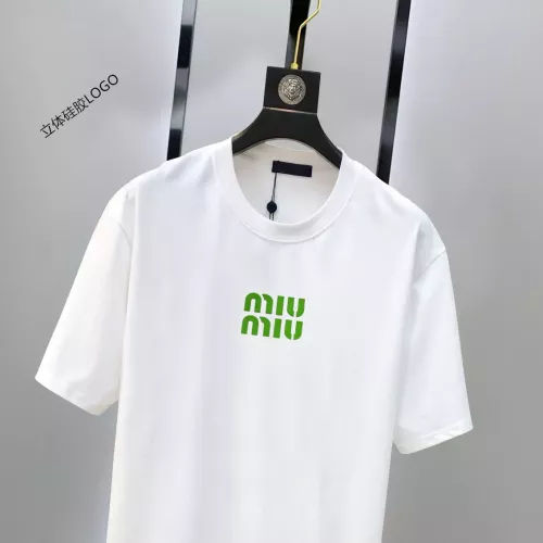 Replica MIU MIU T-Shirts Short Sleeved For Unisex #1333613 $42.00 USD for Wholesale