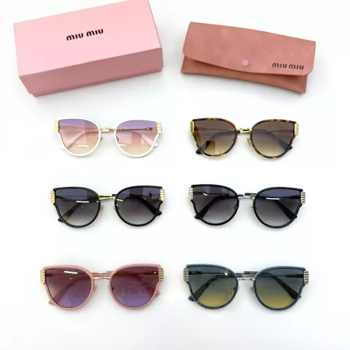 Replica MIU MIU AAA Quality Sunglasses #1333718 $60.00 USD for Wholesale