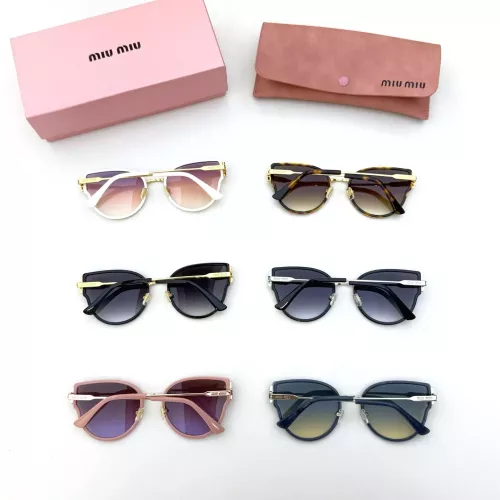 Replica MIU MIU AAA Quality Sunglasses #1333718 $60.00 USD for Wholesale