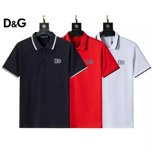 Replica Dolce & Gabbana D&G T-Shirts Short Sleeved For Men #1333747 $32.00 USD for Wholesale