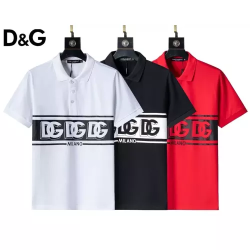Replica Dolce & Gabbana D&G T-Shirts Short Sleeved For Men #1333748 $32.00 USD for Wholesale