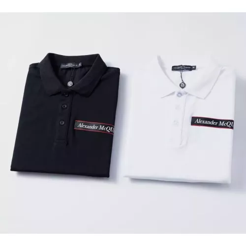 Replica Alexander McQueen T-shirts Short Sleeved For Men #1333754 $32.00 USD for Wholesale