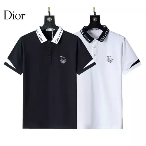 Replica Christian Dior T-Shirts Short Sleeved For Men #1333763 $32.00 USD for Wholesale