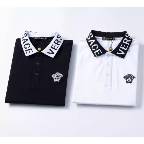 Replica Versace T-Shirts Short Sleeved For Men #1333770 $32.00 USD for Wholesale