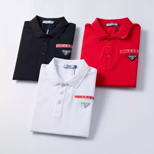 Replica Prada T-Shirts Short Sleeved For Men #1333832 $32.00 USD for Wholesale