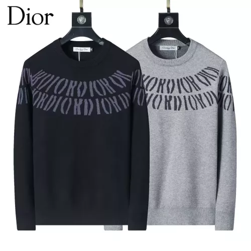 Replica Christian Dior Sweaters Long Sleeved For Men #1333906 $45.00 USD for Wholesale