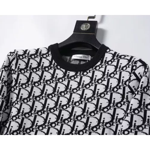 Replica Christian Dior Sweaters Long Sleeved For Men #1333908 $45.00 USD for Wholesale