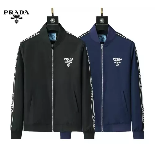 Replica Prada Jackets Long Sleeved For Men #1334001 $52.00 USD for Wholesale