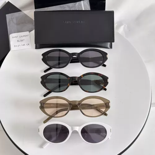 Replica Yves Saint Laurent YSL AAA Quality Sunglasses #1334024 $60.00 USD for Wholesale