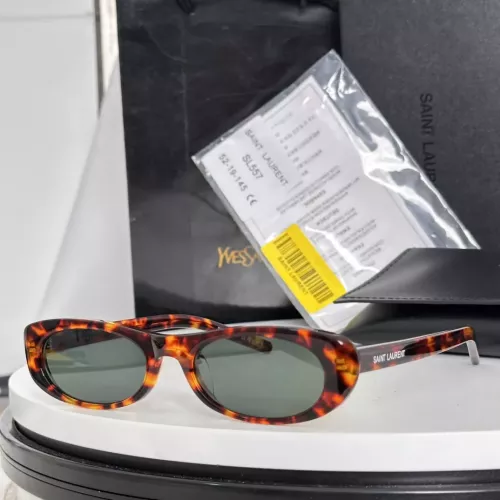 Cheap Yves Saint Laurent YSL AAA Quality Sunglasses #1334028, $$48.00 USD On Yves Saint Laurent YSL AAA Quality Sunglasses