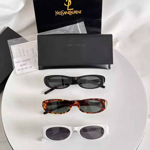 Replica Yves Saint Laurent YSL AAA Quality Sunglasses #1334028 $48.00 USD for Wholesale