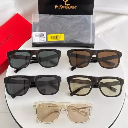 Replica Yves Saint Laurent YSL AAA Quality Sunglasses #1334043 $60.00 USD for Wholesale