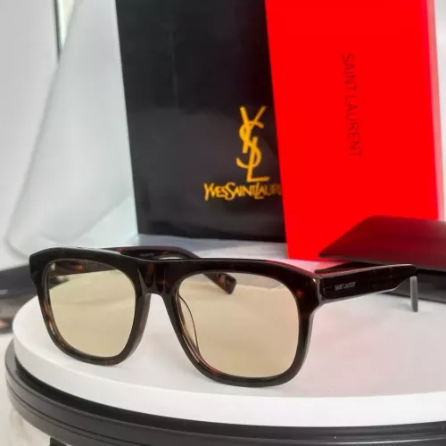Cheap Yves Saint Laurent YSL AAA Quality Sunglasses #1334046, $$60.00 USD On Yves Saint Laurent YSL AAA Quality Sunglasses