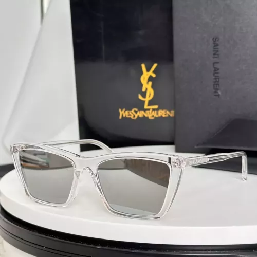 Cheap Yves Saint Laurent YSL AAA Quality Sunglasses #1334048, $$56.00 USD On Yves Saint Laurent YSL AAA Quality Sunglasses