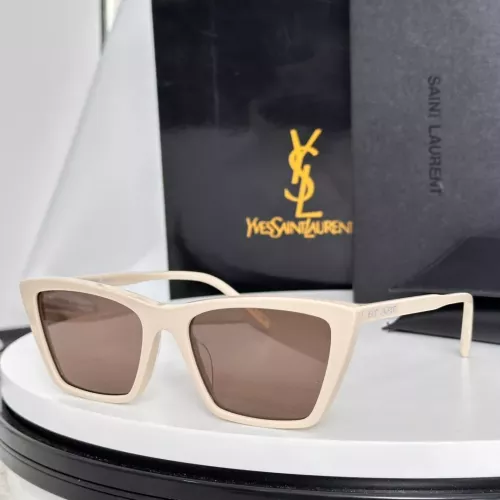 Cheap Yves Saint Laurent YSL AAA Quality Sunglasses #1334050, $$56.00 USD On Yves Saint Laurent YSL AAA Quality Sunglasses