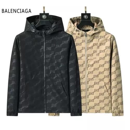 Replica Balenciaga Jackets Long Sleeved For Men #1334102 $52.00 USD for Wholesale