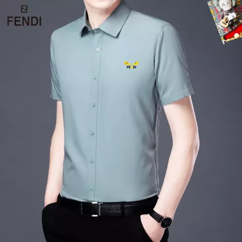 Cheap Fendi Shirts Short Sleeved For Unisex #1334151, $$38.00 USD On Fendi Shirts