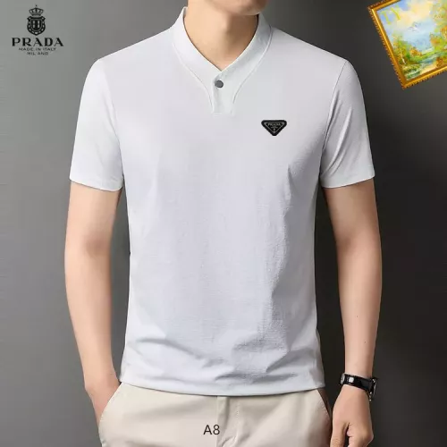 Cheap Prada T-Shirts Short Sleeved For Men #1334386, $$34.00 USD On Prada T-Shirts