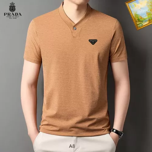 Cheap Prada T-Shirts Short Sleeved For Men #1334390, $$34.00 USD On Prada T-Shirts
