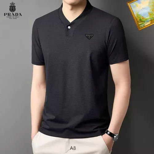 Cheap Prada T-Shirts Short Sleeved For Men #1334391, $$34.00 USD On Prada T-Shirts