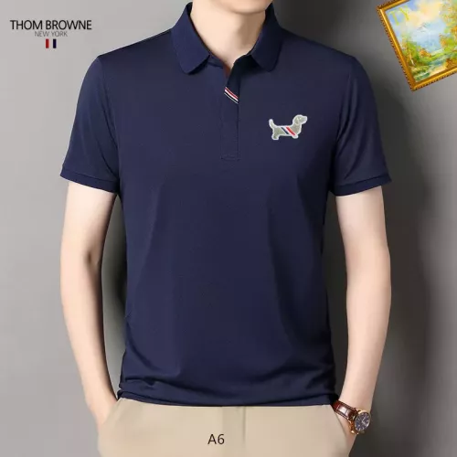 Cheap Thom Browne TB T-Shirts Short Sleeved For Men #1334399, $$34.00 USD On Thom Browne TB T-Shirts