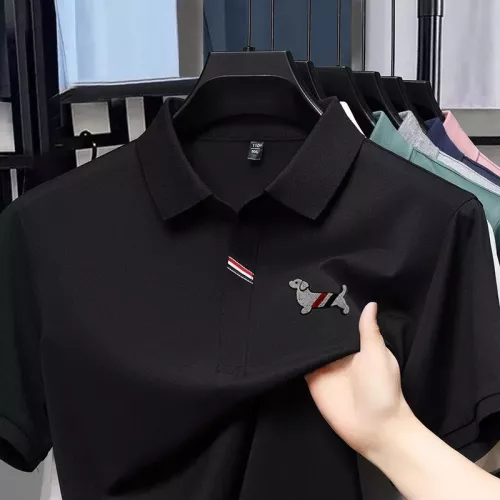 Replica Thom Browne TB T-Shirts Short Sleeved For Men #1334429 $34.00 USD for Wholesale