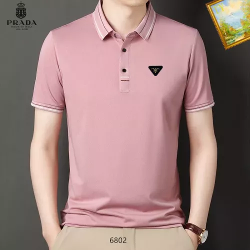 Cheap Prada T-Shirts Short Sleeved For Men #1334468, $$34.00 USD On Prada T-Shirts