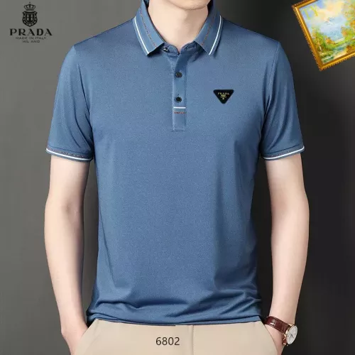 Cheap Prada T-Shirts Short Sleeved For Men #1334471, $$34.00 USD On Prada T-Shirts