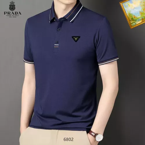Cheap Prada T-Shirts Short Sleeved For Men #1334472, $$34.00 USD On Prada T-Shirts