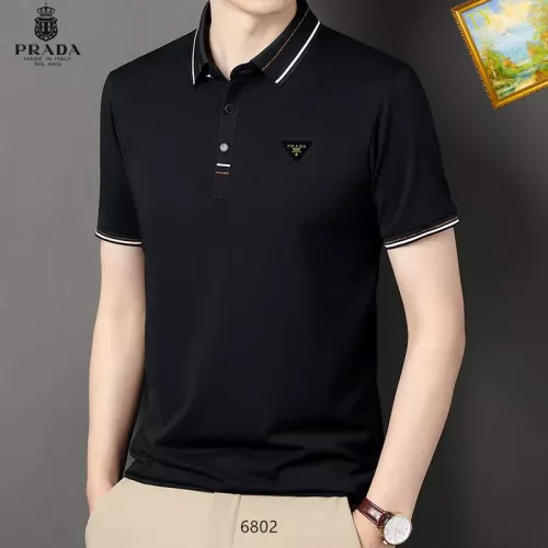 Cheap Prada T-Shirts Short Sleeved For Men #1334474, $$34.00 USD On Prada T-Shirts
