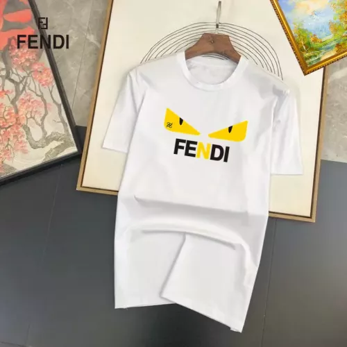 Cheap Fendi T-Shirts Short Sleeved For Unisex #1334489, $$25.00 USD On Fendi T-Shirts