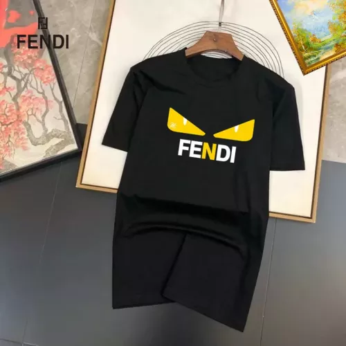 Cheap Fendi T-Shirts Short Sleeved For Unisex #1334490, $$25.00 USD On Fendi T-Shirts