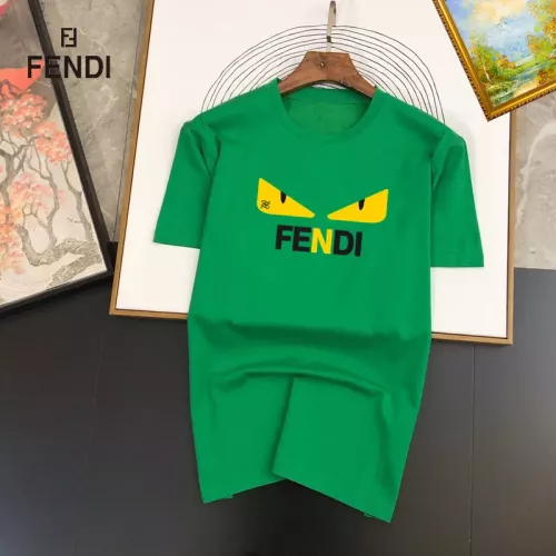 Cheap Fendi T-Shirts Short Sleeved For Unisex #1334492, $$25.00 USD On Fendi T-Shirts