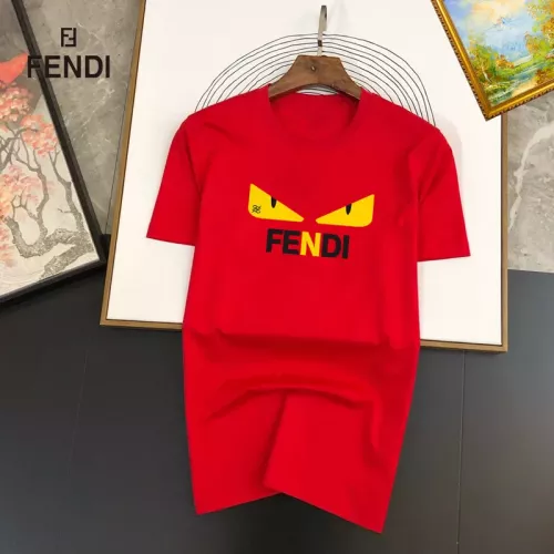 Cheap Fendi T-Shirts Short Sleeved For Unisex #1334493, $$25.00 USD On Fendi T-Shirts
